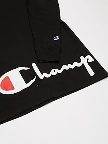 Şampiyon Erkek Mirası Uzun Kollu Tişört, Çift Logo