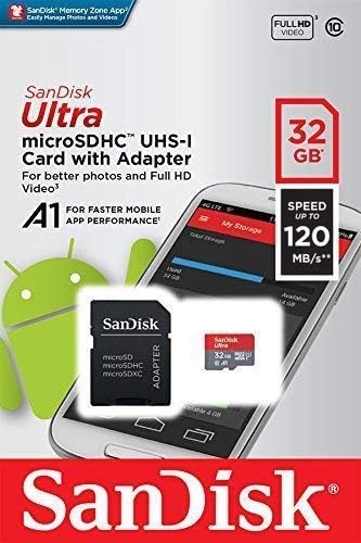 Ultra 32 GB microSDHC Lenovo Tab için Çalışır A7-50 Artı SanFlash ve SanDisk tarafından Doğrulanmış (A1/C10/U1/8 k / 120MBs)