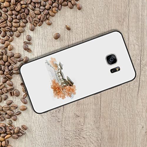 Samsungs8plus Yumuşak Silikon ile uyumlu Doğaya Dayanıklı Telefon kılıfı Huzurlu ve Huzurlu bir Avluya Sahiptir