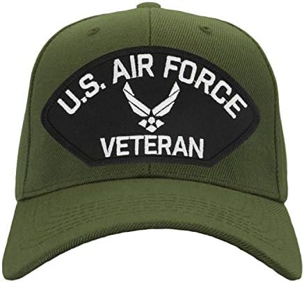 PATCHTOWN ABD Hava Kuvvetleri Veteran (Yeni Logo) Şapka / Ballcap Ayarlanabilir Bir Boyut En Uyar (Birden Fazla Renk ve Stilleri)