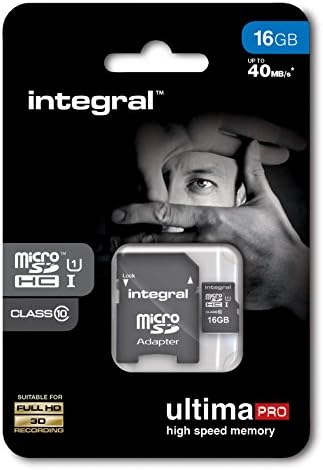 Adaptörlü Entegre UltimaPro 16GB Sınıf 10 Micro SDHC Hafıza Kartı