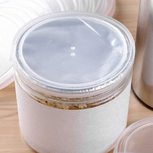 dPoıs 12 Pcs Gıda Can Kapakları Kullanımlık BPA-Ücretsiz Plastik Can Kapakları Sıkı Mühür Kapaklar Depolama Teneke Kapaklar