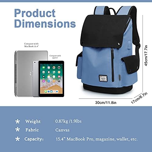 WindTook Laptop sırt çantası kadın erkek seyahat çantası okul kolej Bookbag için