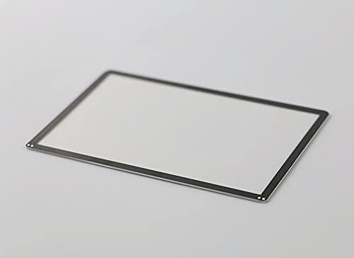 Yedek Cam Üst Üst Ekran Çerçevesi Lens Kapağı LCD Ekran Koruyucu Yapıştırıcı ıle Yeni 3DS Konsolu ıçin Siyah