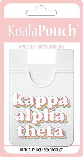 Kız Öğrenci Yurdu Dükkanı-Kappa Alpha Theta-Retro Koala Kılıfı-Yapışkanlı Cep Telefonu Cüzdanı