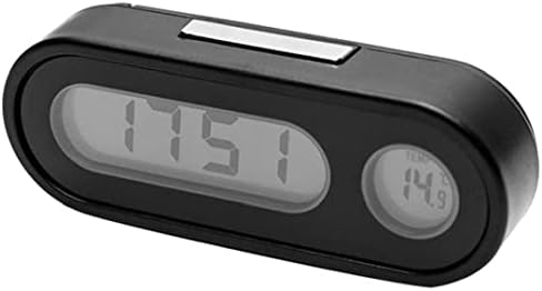 Naısde Elektronik Saat Sıcaklık Araba Saat Termometre 2 Dijital Oto Otomotiv Termometre Higrometre Süs
