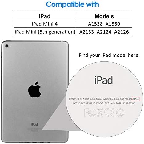 JETech Ekran Koruyucu için iPad mini 5/4 (2019/2015 Modeli, 5th / 4th Nesil), Temperli Cam Filmi
