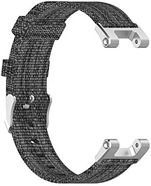 FitTurn Tuval Watch Band Kayışı ile Uyumlu Amazfit Ares Smartwatch A1908 - Yedek Bilekliği Bilezik Kayışı İzle Bantları Aksesuarları-ile