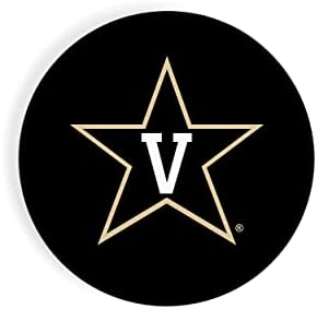 Vanderbilt Üniversitesi Logosu 2.75 x 2.75 Seramik Araba Bardak Altlığı 2'li Paket