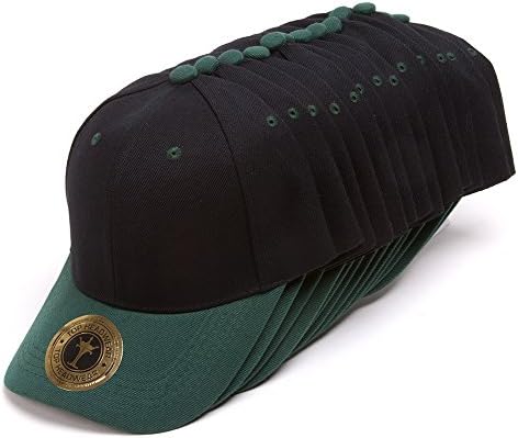 ÜST ŞAPKALAR 12-Pack Ayarlanabilir Beyzbol Şapkası
