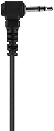 Aukson Walkie Talkie Kulaklık, Siyah 130 cm / 51.2 in Sol Kulak veya Sağ Kulak için Tek Pin İki Yönlü Telsiz Kulaklık