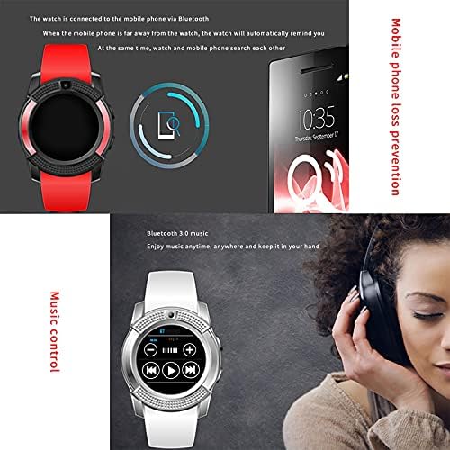 Fmystery akıllı Saat, Android Telefonlar için 1.5 İnç LCD Renkli Dokunmatik Ekranlı akıllı saat, Uyku Monitörü, Erkekler Kadınlar