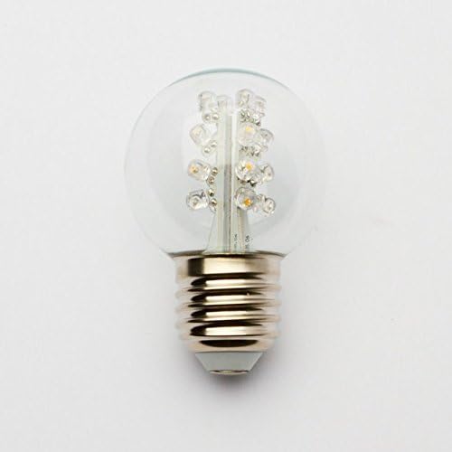 Soğuk Beyaz G50 Küre LED Ampul-G50 Şeffaf 16 Led İç Ampul - Soğuk Beyaz Veranda Dize Ampul