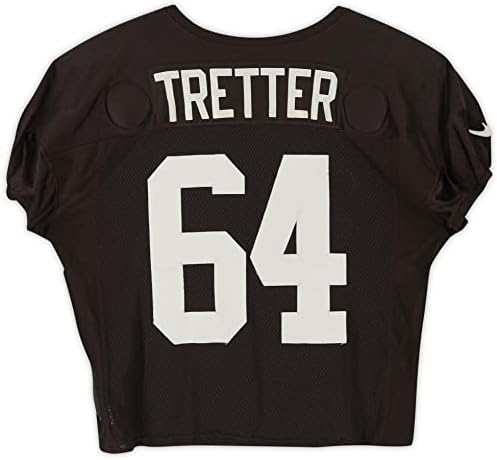 JC Tretter Cleveland Browns Uygulaması-2020 NFL Sezonundan 64 Kahverengi Örgü Forması Kullanıldı-Boyut 54-İmzasız NFL Oyunu