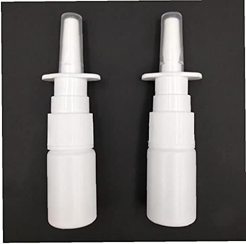 Onsınıc 2 Adet 10 ml Boş Plastik Sprey Şişeleri Pompa Sis Burun Püskürtücü Doldurulabilir Tıbbi Ambalaj