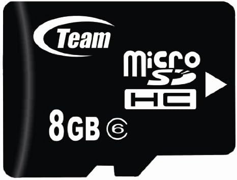 8GB Turbo Sınıf 6 microSDHC Hafıza Kartı. Motorola Droid EM330 Entice W766 için Yüksek Hız, Ücretsiz bir SD ve USB adaptörüyle