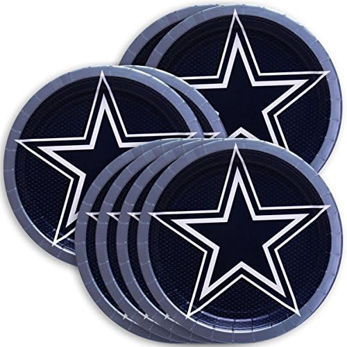 Dallas Cowboys Koleksiyonu 9 Yuvarlak, Parti Tabakları