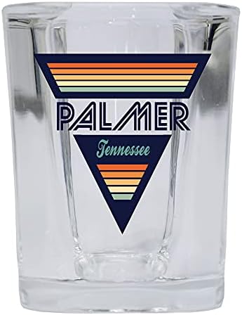 Palmer Tennessee 2 Ons Kare Tabanlı Likör Shot Cam Retro Tasarım