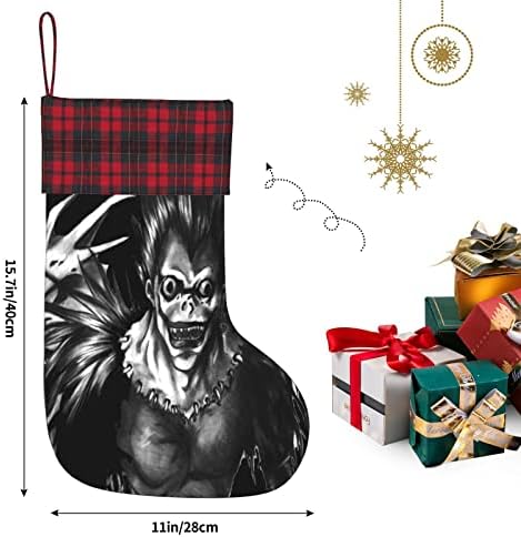 2972 Death Note Kişiselleştirilmiş Noel Asılı Çorap Santa Ev Partisi Tatil Noel Ağacı Şömine Dekorasyon için