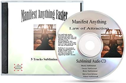 Herhangi Bir Şeyi Tezahür Ettirin, Çekim Yasası Bilinçaltı Ses CD'si (5 Parça) Bilinçaltı Tezahürü Hayalinizi Gerçeğe Dönüştürün,