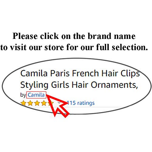 Camila Paris CP2905 Fransız Saç Klipler Kadınlar için, Kızlar Siyah Saç Pençe Klipler Çene Moda Dayanıklı ve Şekillendirici