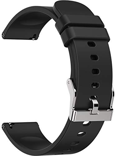 Donerton akıllı saat Bantları, 20mm Yedek Ayarlanabilir Smartwatch Sapanlar için P22 P32 P36 Spor İzle, yumuşak Silikon Kayış