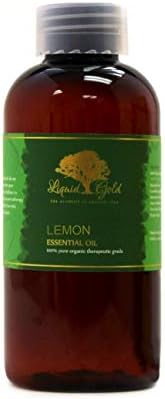 4 Oz Premium Limon Esansiyel Yağı Sıvı Altın Saf Organik Doğal Aromaterapi