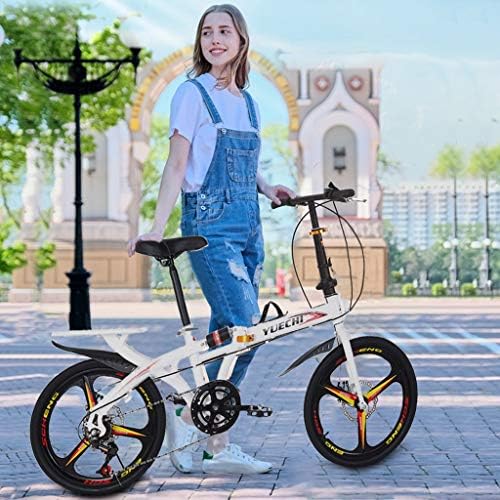 Seaintheson 20in Katlanır Bisiklet, Yetişkin Öğrenci için Katlanabilir Bisiklet, Açık Hava Sporları için Ultra Hafif Taşınabilir