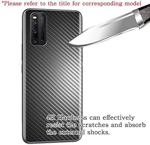 Puccy 2 Paket Arka Koruyucu Film, NichePhone-S Kart tipi cep telefonu ile uyumlu Siyah Karbon TPU Koruma Kapağı ( Temperli