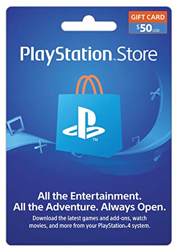 Playstation Network için Sony PlayStation 50 dolarlık canlı kart
