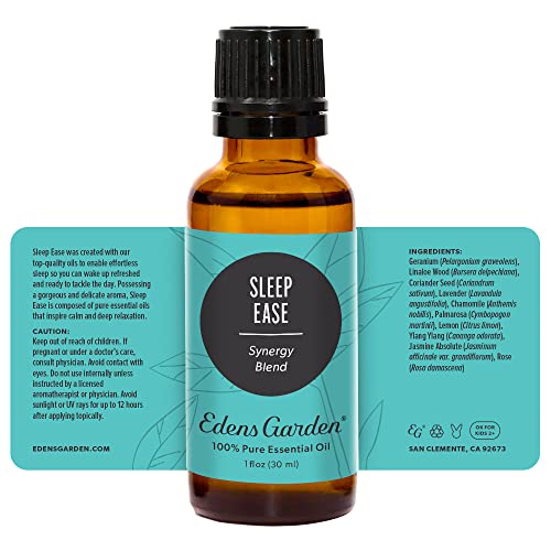 Edens Bahçe Uyku Kolaylığı Uçucu Yağ Sinerji Karışımı, %100 Saf Terapötik Sınıf (Seyreltilmemiş Doğal/Homeopatik Aromaterapi
