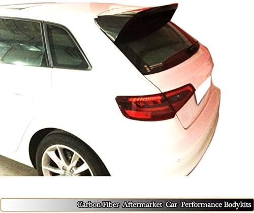 MCARCAR KİTİ Arka Spoiler uyar Audi A3 Bankası 4 Kapı Hatchback 2014-2018 Fabrika Outlet Karbon Fiber CF Çatı Pencere Üst Kanat