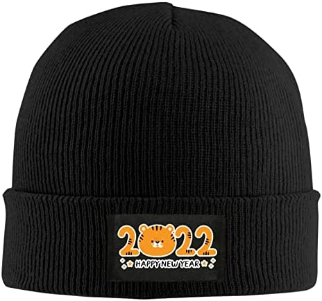 Elveda 2021 Kış Şapka Erkekler Kadınlar için Klasik Örme Kap Sıcak Kış Bere Kaflı Siyah