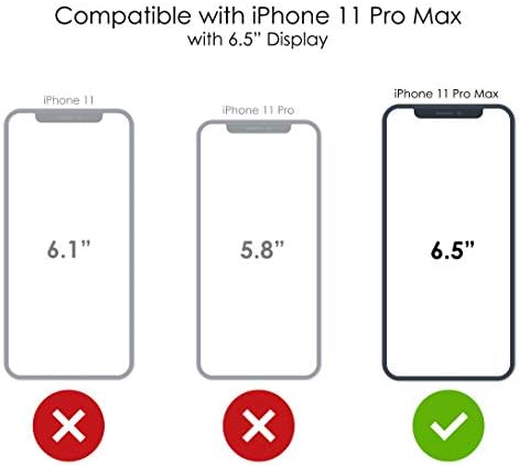 Distinctİnk Temizle Darbeye Hibrid Vaka iPhone 11 Pro MAX (6.5 Ekran) - TPU Tampon, Akrilik Geri, Temperli Cam Ekran Koruyucu-Ben