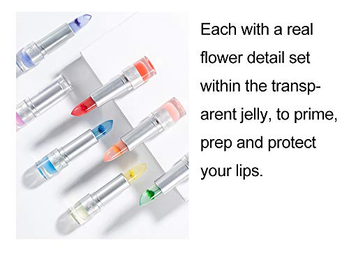Nemlendirici Çiçek Ruj Renk değiştiren Jöle Besleyici Dudak Balsamı Makyaj Besleyici Onarım Dudak Bakımı Kozmetik Kalem (Yeşil)