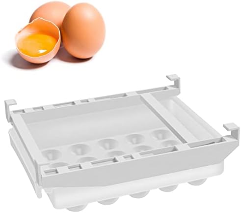 Aicheng Mutfak saklama Kabı, Buzdolabı Beyaz Yumurta Depolama Aygıtı, Çekmece Tipi Tepsi Raf Mutfak Yumurta Dağıtıcı, gıda