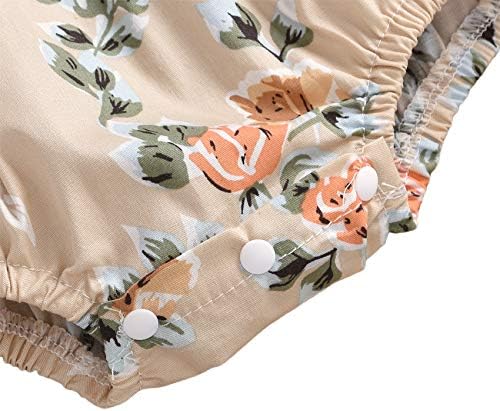 Bebek Bebek Kız Spagetti Kayışı Romper Çiçek Tulum Kolsuz Bodysuit Tek Parça Sunsuit Yaz Giysileri