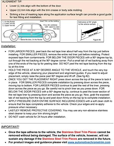 QAA uyar 2004-2009 Lexus Rx330 4 Parça Paslanmaz Tekerlek İyi Accent Trim WQ24125
