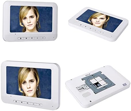KOVOSCJ Video Kapı Zili Güvenlik 7 Renkli Ekran Ev Video Interkom Diyafon Kapı Zili Sistemi Kitleri RFID Kart IR Kamera ile