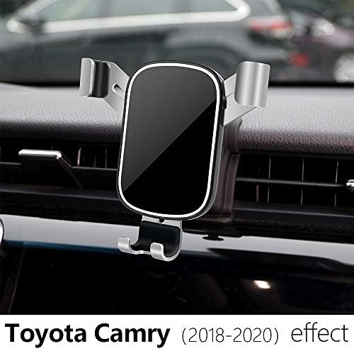 LUNQIN Araba telefon tutucu ıçin 2018-2020 Toyota Camry [Büyük Telefonları ıle Kılıf Dostu] Oto Aksesuarları Navigasyon Braketi