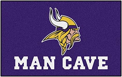 FANMATS 14330 NFL Minnesota Vikingler Naylon Evrensel Man Cave UltiMat Halı, 60 96
