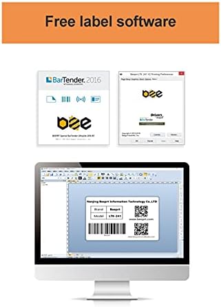 Masaüstü Etiket Yazıcıları 4 inç Nakliye Etiketi Barkod Yazıcı 4 inç 4×6 Etiket USB Bluetooth Termal Yazıcı Baskı Nakliye Nakliye,
