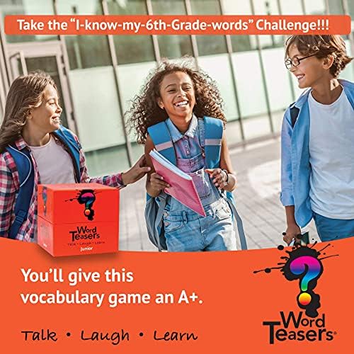 ? KELİME TEASER'LARI Junior Vocabulary Edition-Aile ve Arkadaşlar için Eğlenceli ve Eğitici Flashcards - 8 Yaş ve Üstü Çocuklar