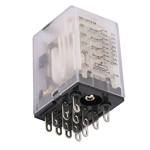 14 Pins 5A İyi İletişim Performansı Küçük Boyutlu BEMM4C Elektromanyetik Röle Ac Güç Kaynağı için Hafif (24VAC)