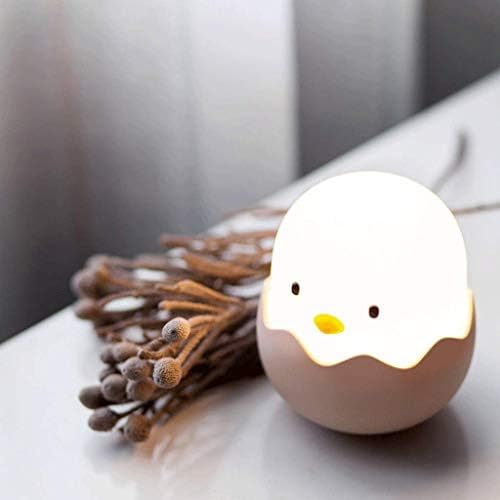 Bebek Gece Lambası Sevimli Yaratıcı Yumurta Kabuğu Gece Lambası Şarj Edilebilir Yumurta Kabuğu Civciv Şekli Üst Kontrol Lambası