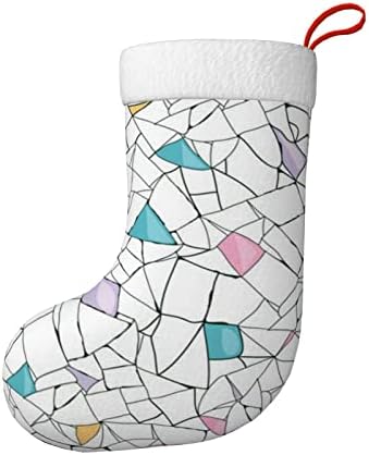 Gubndın Renkli Düzensiz Geometrik Led Noel Çorap Gece Lambası Süs Örme Dekorasyon hediye keseleri Çocuklar için Parti Aksesuar