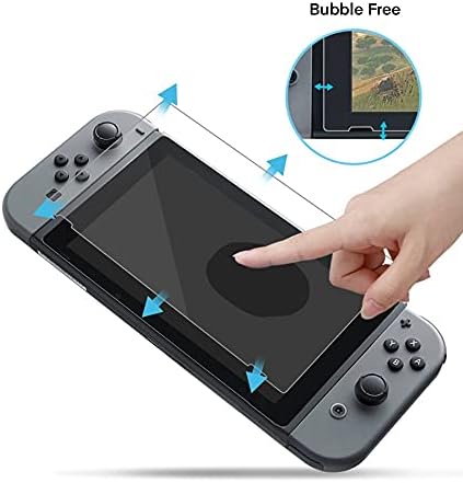[2 Paket] HD Temperli Cam Ekran Koruyucu için Nintendo Anahtarı, Dostu-Kurulum Kiti ile