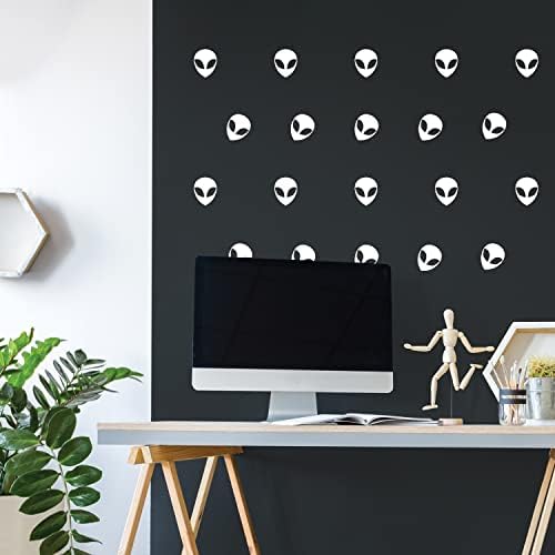 20 Set Vinil Duvar Sanatı Çıkartması - Yabancılar Desen-gelen 3.9 x 3.18 Her-Trendy Serin Eğlenceli Tasarım Sticker için Ev