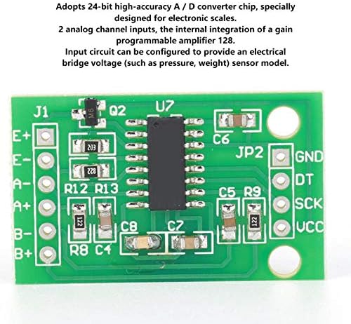 5 Pcs 24 Bit HX711 Basınç Sensörü Yüksek Doğruluk Çift-Kanal Tartı Sensörü ile 5 pcs Pin Başlıkları için Makine Ekipmanları